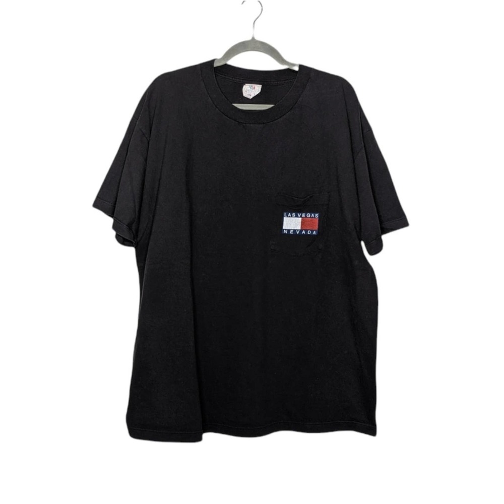 Vintage Las Vegas Nevada Pocket Shirt Top VTG